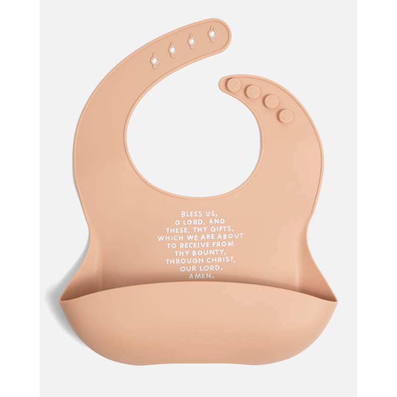 Be A Heart Meal Blessing Silicone Bib Bibs