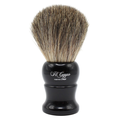 Il Ceppo Il Ceppo Black Handle Pure Badger Bristle Shave Brush