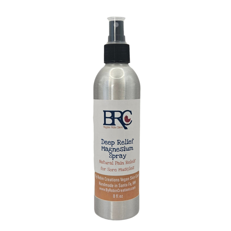 By Robin Creations Reformulated! Deep Relief Magnesium Spray for Sore Muscles Skin Care