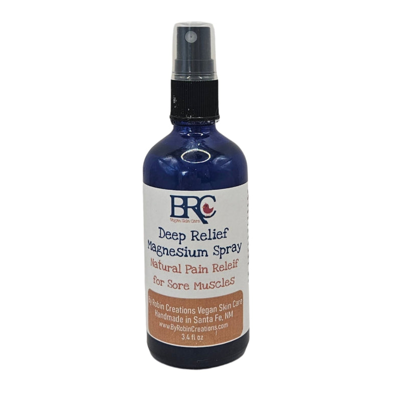 By Robin Creations Reformulated! Deep Relief Magnesium Spray for Sore Muscles Skin Care