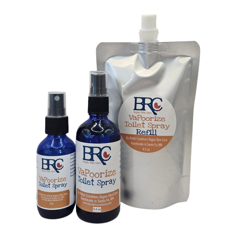 By Robin Creations VaPoorize "use before you poo" Spray - Reformulated & More Effective! Toilet Spray