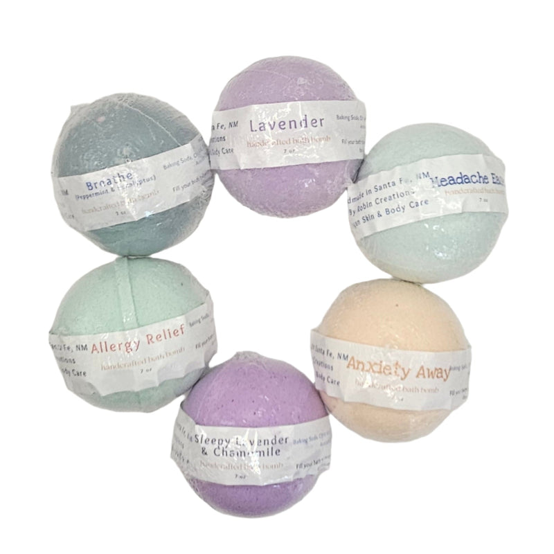 By Robin Creations Aroma-Therapy Bath Fizzies (Bombs) Bath Additives
