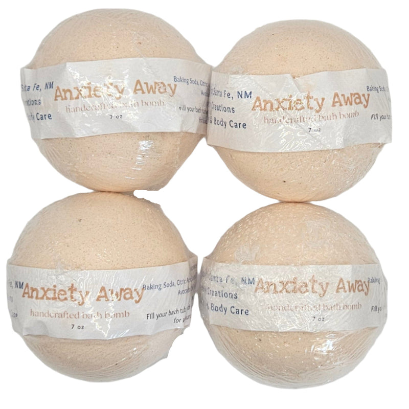 By Robin Creations Anxiety Away Bath Fizzies (Bombs) Bath Additives