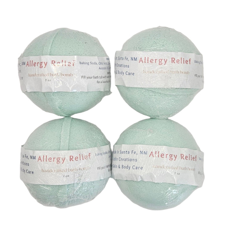 By Robin Creations Seasonal Allergy Relief Bath Fizzies (Bombs) Bath Additives