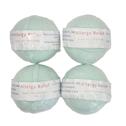 By Robin Creations Seasonal Allergy Relief Bath Fizzies Bath Additives White Smoke 4 Fizzies