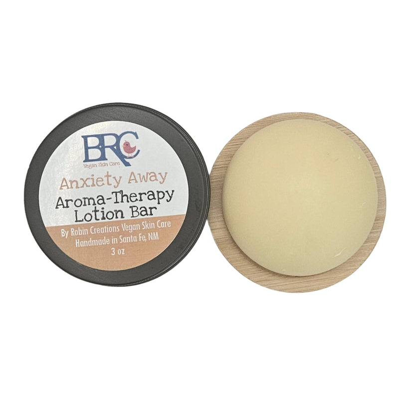 By Robin Creations Anxiety Away Aromatherapy Solid Lotion Bar Massage & Relaxation