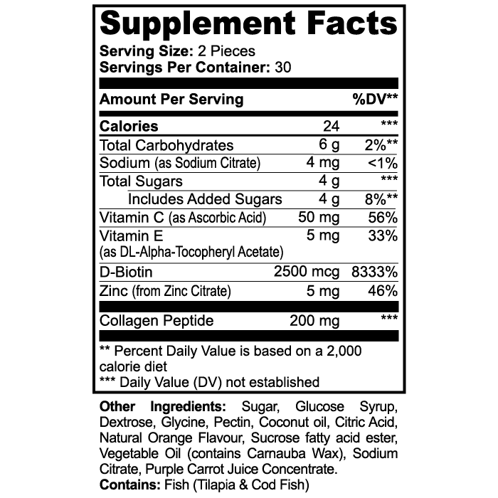 Goiteia Goiteia Collagen Gummies (Adult) 60 gummies Proteins & Blends