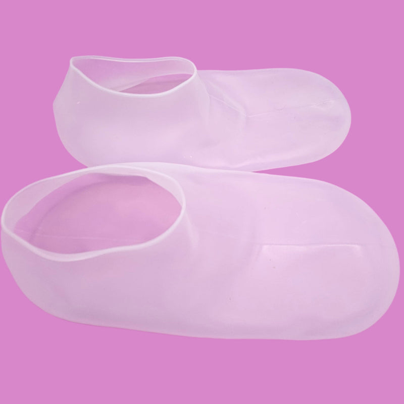 By Robin Creations Silicone Gel Moisturizing Socks for Cracked Heels & Feet Silicone Moisturizing Gloves
