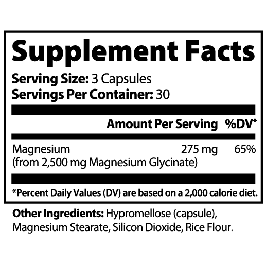 Goiteia Goiteia Magnesium Glycinate 90 caps Vitamins & Minerals