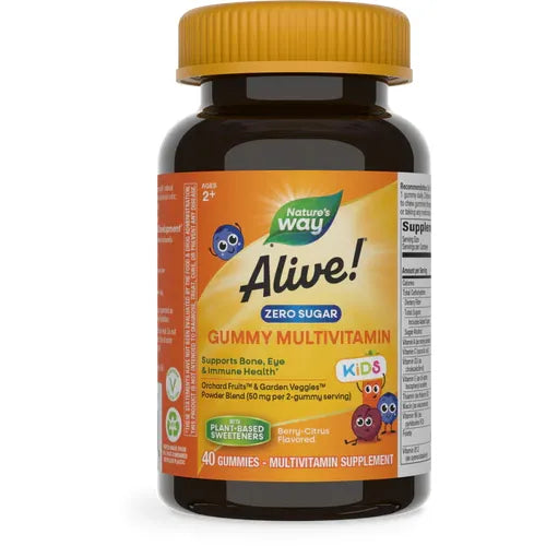 Alive ALIVE ZERO SUGAR CW 60 KIDS GMM Vitamins & Supplements
