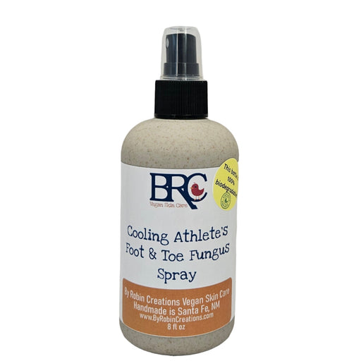 By Robin Creations Cooling Athlete's Foot & Toe Fungus Spray - Now in a Biodegradable Bottle! Foot Odor Removers