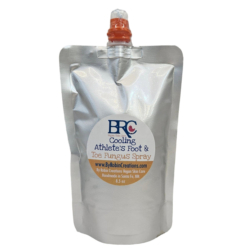 By Robin Creations Cooling Athlete's Foot & Toe Fungus Spray - Now in a Biodegradable Bottle! Foot Odor Removers