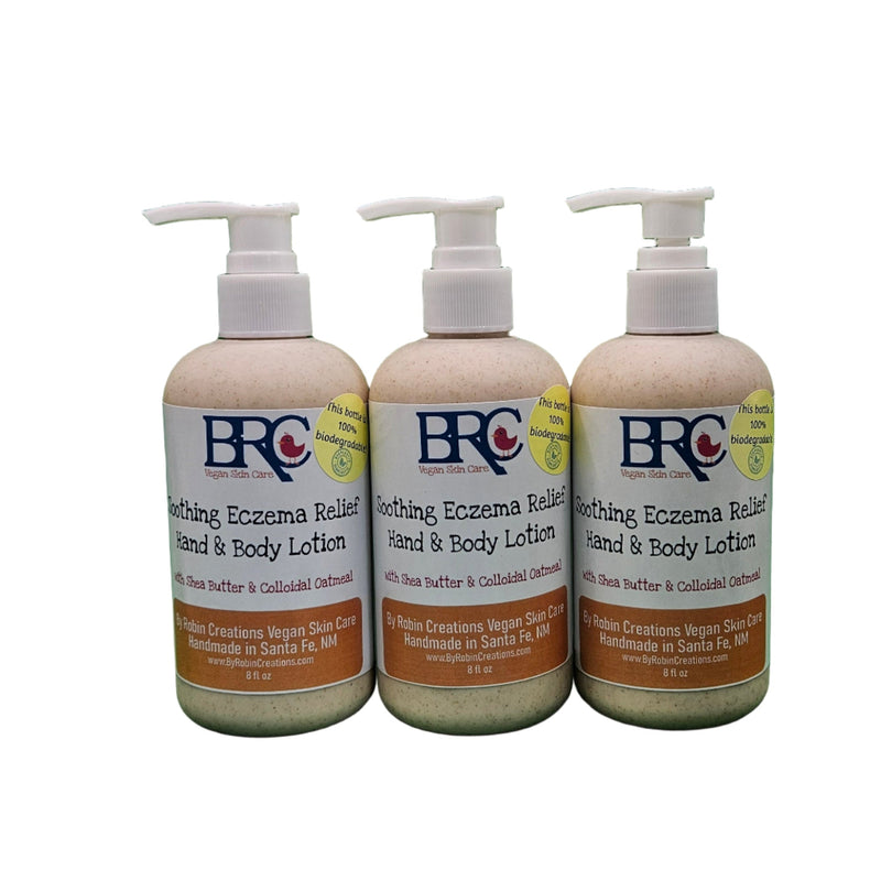 By Robin Creations New! Eczema Relief Hand & Body Lotion - Now in a 100% Biodegradable Bottle! Lotion & Moisturizer