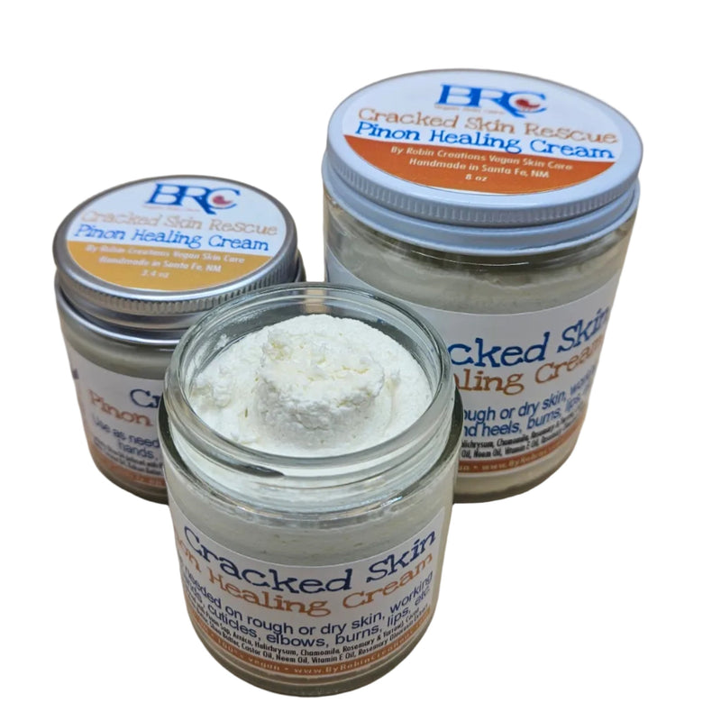 By Robin Creations Cracked Skin Rescue Pinon Healing/Eczema Cream Eczema Relief