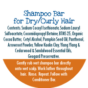 By Robin Creations New! Moisturizing Shampoo Bar for Dry/Curly Hair Shampoo