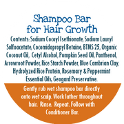 By Robin Creations New! Hair Growth Shampoo Bar Shampoo