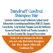 By Robin Creations New! Dandruff Control Shampoo Bar Shampoo