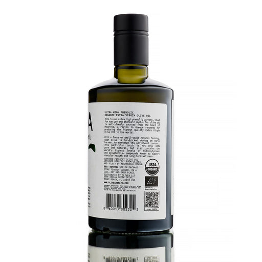 Olivea Ultra High Phenolic Extra Virgin Olive Oil — 1,000+ mg/kg Polyphenols