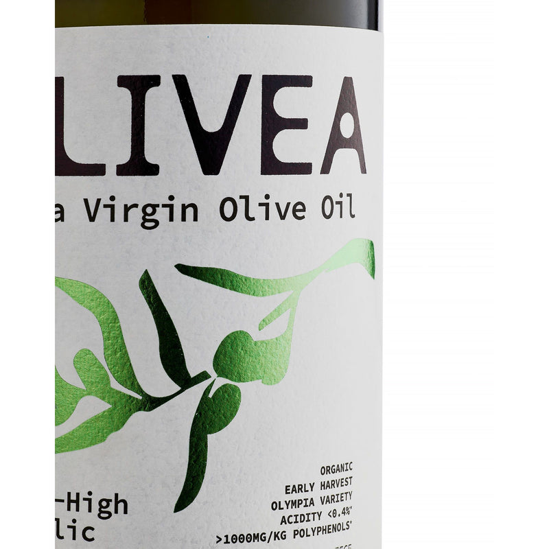 Olivea Ultra High Phenolic Extra Virgin Olive Oil — 1,000+ mg/kg Polyphenols
