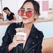 zeroUV Retro Modern Rimless Flat Color Lens Aviator Sunglasses A826 Sunglasses