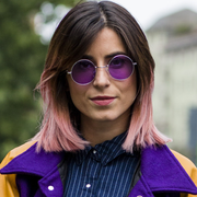 zeroUV Retro Hippie Metal Lennon Round Color Lens Sunglasses 8594 Sunglasses