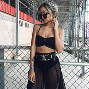 zeroUV Mono Block Rimless PC Color Tone Lens Sunglasses A555 Sunglasses