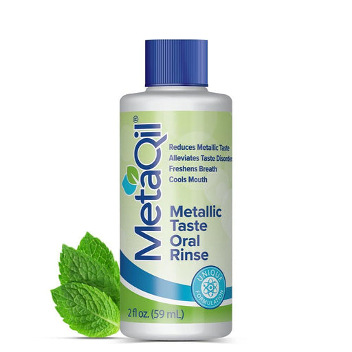 MetaQil MetaQil Oral Rinse For Metallic Taste Travel Size, 2 Oz Mouthwash White Smoke