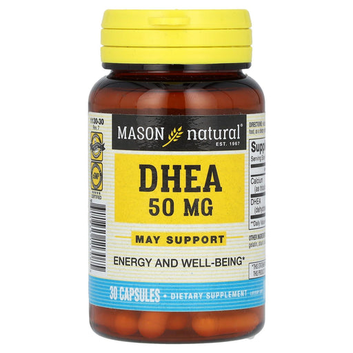 Mason Natural Mason Natural Pure Power DHEA 50 Mg Capsules - 30ct Vitamins & Supplements Light Goldenrod