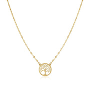 Bids.com 14K Yellow Gold Tree of Life Necklace Necklaces