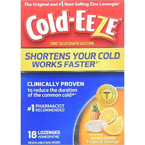 Cold Eeze Cold Eeze Remedy, Lozenges, Tropical Orange Flavor Medicine & Drugs