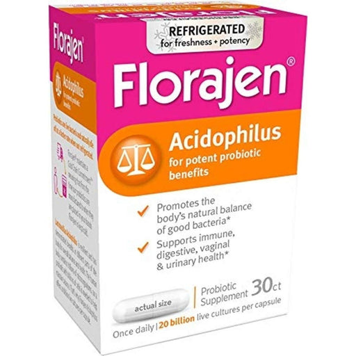 Florajen Florajen Dietary Supplement Capsules 30Ct Vitamins & Supplements White Smoke