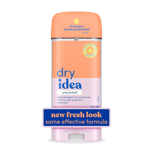 Dry Idea Dry Idea Antiperspirant & Deodorant Clear Gel, Unscented 3 Oz Deodorant