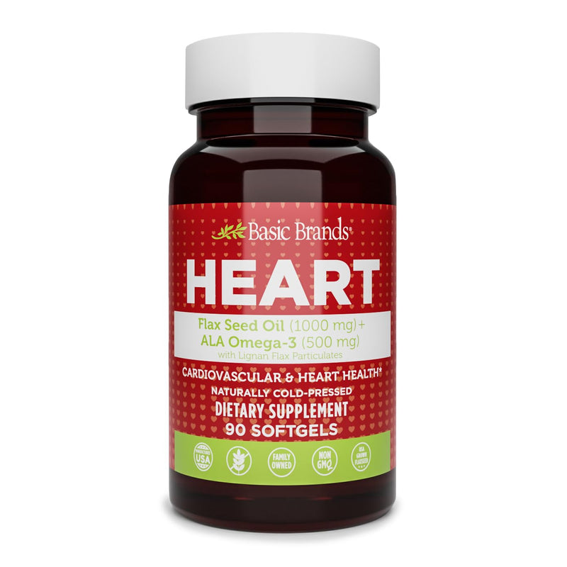 Basic Organics Basic Organics Flax Seed Oil Softgels Seeds