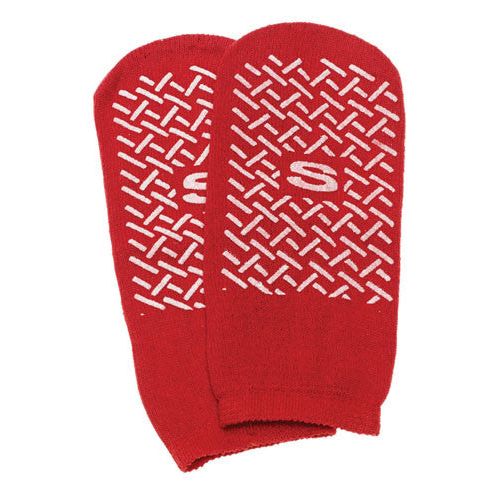 Medline Disposable Liners Medline Disposable Liners Single-Tread Slippers Socks Small, Red - 1 Pair Tortillas & Wraps White Smoke