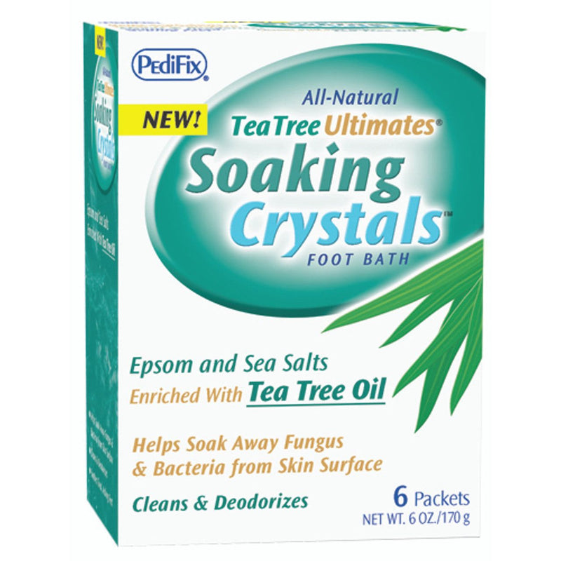 PediFix PediFix All-Natural Tea Tree Ultimates Soaking Crystals Foot Bath 6ct Foot Care