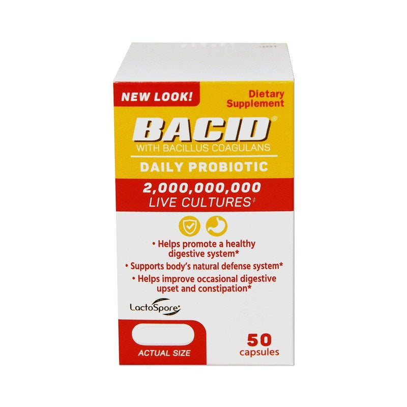 Bacid Bacid Daily Probiotic Dietary Supplement For Digestive Health Vitamins & Supplements