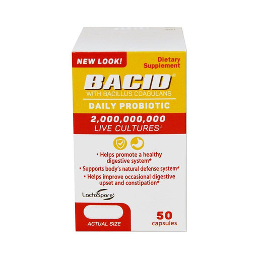 Bacid Bacid Daily Probiotic Dietary Supplement For Digestive Health Vitamins & Supplements
