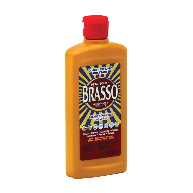 Brasso Brasso Metal Surface Polish, 8 Oz Bottle Furniture Cleaners & Polish