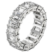 Bids.com Emerald Cut Lab Grown Diamond Eternity Ring in 14k White Gold (8 cttw FG/VS2) Rings