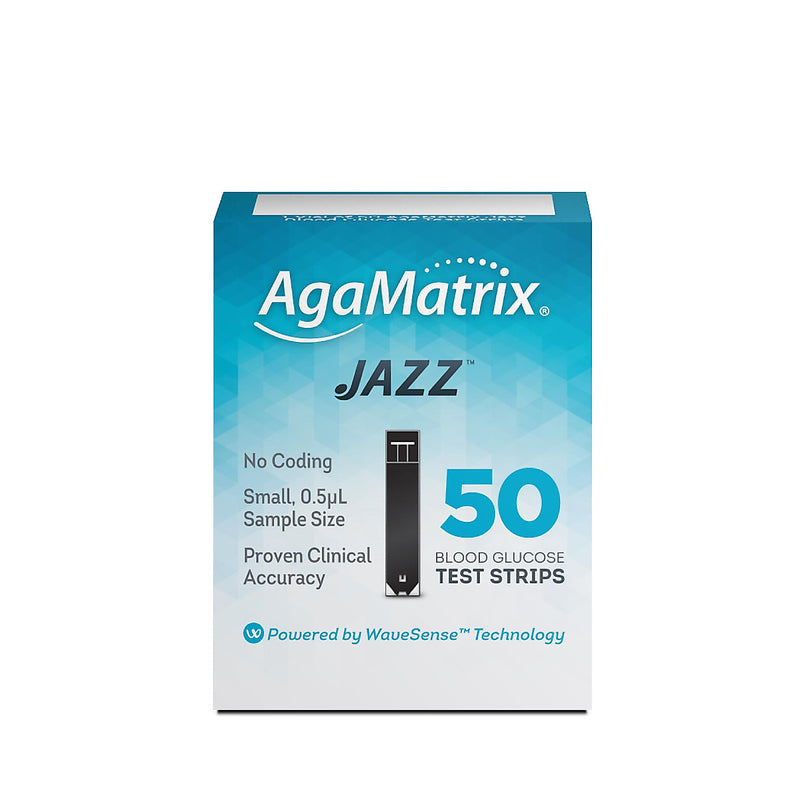 AgaMatrix AgaMatrix Jazz Test Strips - 100ct Blood Glucose Test Strips