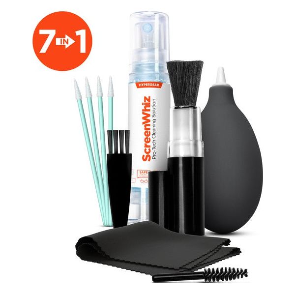 HyperGear ScreenWhiz 7-in-1 Tech Cleaning Kit