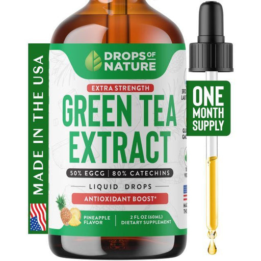 Drops Of Nature Drops Of Nature Green Tea Extract Liquid Drops 2 oz Fitness & Nutrition
