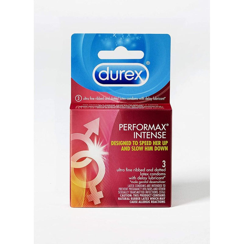 Durex Durex Performax Intense Lubricated Ribbed Dotted Premium Condoms Condoms