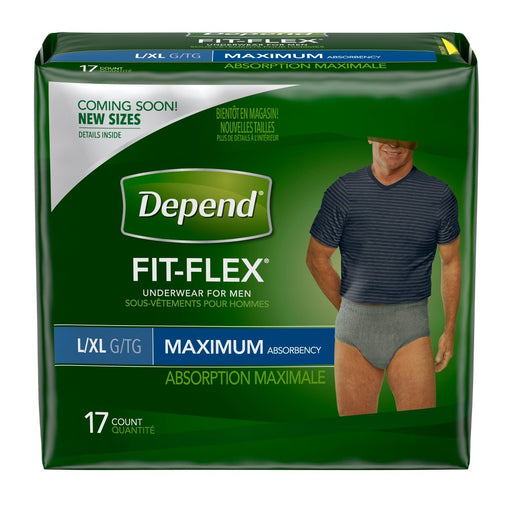 Depend Depend Fit-Flex Underwear, For Men, Maximum Absorbency, L/XL Personal Care