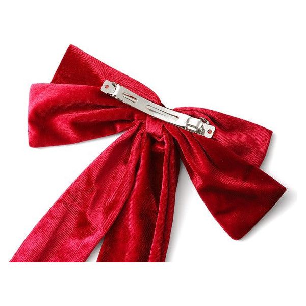 Clip Velvet Long Barrette Hair Bows