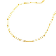 Bids.com 14k Yellow Gold Wire Paperclip Chain (2.7mm) Necklaces