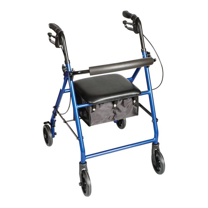 Carex Carex® Classics Rolling Walker – Metallic Blue Walkers