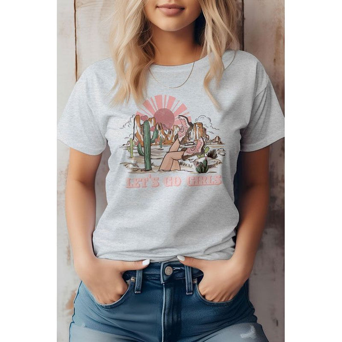 Let's Go Girls, Western Valentine Graphic Tee