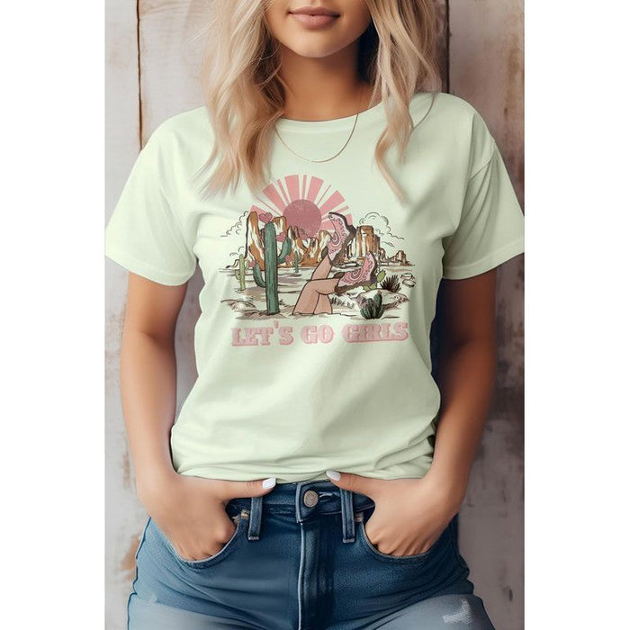 Let's Go Girls, Western Valentine Graphic Tee