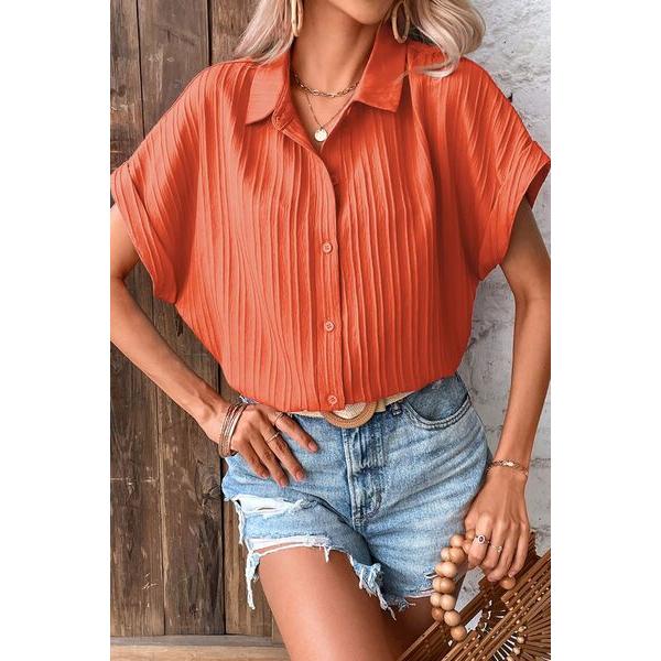 Button Up Short Sleeve Shirt